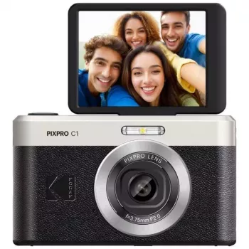 Fotocamera compatta Kodak PIXPRO C1 nera – 13 MP CMOS – Full HD – LCD orientabile da 2,8