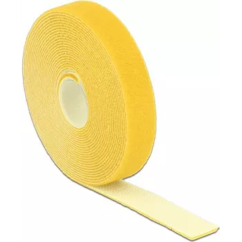 Chiusura a velcro DeLOCK 18739 giallo 20mm x 5mm