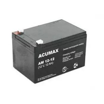 Batteria ricaricabile 12V 12AH Vrla AM12-12 Acumax Emu