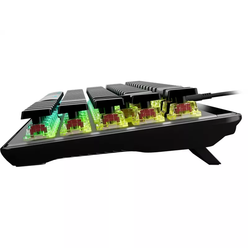 Vulcan II Mini Air, tastiera gaming nera, layout DE, TITAN II Optical Red