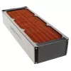 Radiatore Aqua-Computer airplex radical 4/360 — alluminio/rame/acciaio inox, 400×140×73 mm