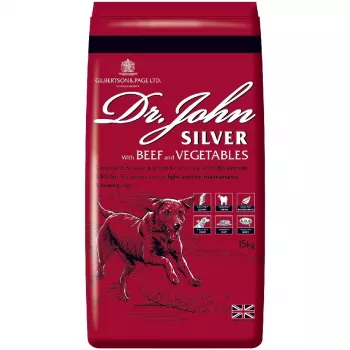 DR JOHN Silver manzo - crocchette con manzo - 15 kg