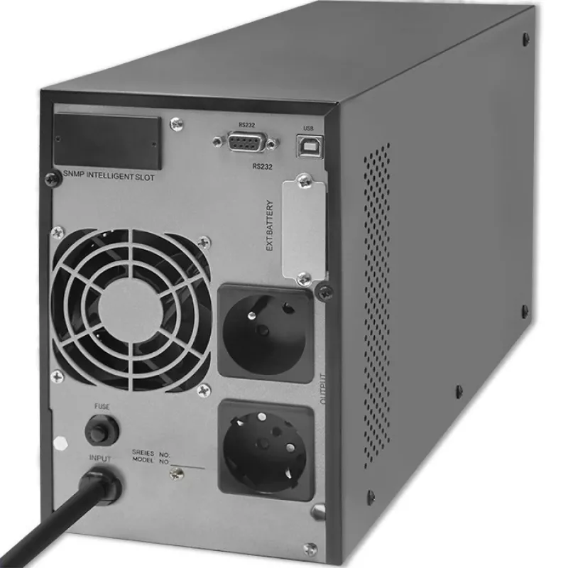 Gruppo di continuità QOLTEC 53981 On line 2kVA, capacità 2000 VA