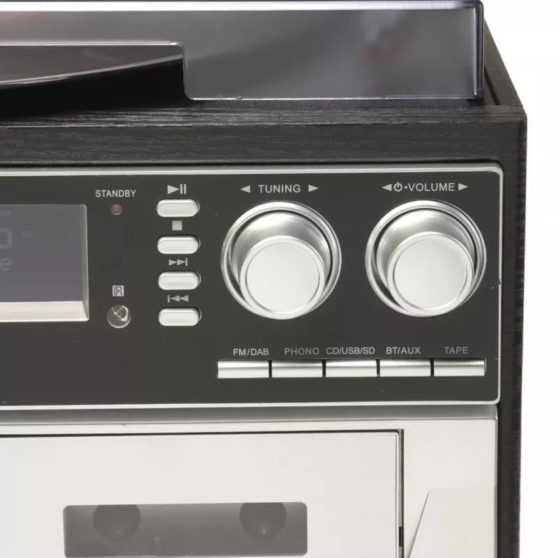 Denver MRD-166 centro musicale DAB+ con giradischi, lettore CD e cassette