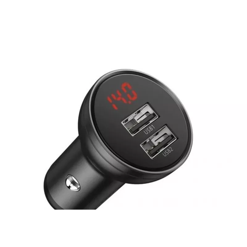 Baseus CCBX-0G caricabatterie mobile universale nero, grigio, accendisigari per auto