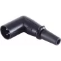 Connettore XLR a 90° ShiverPeaks BS55006 – connettore maschio per microfono/cavo a 3 poli, nero