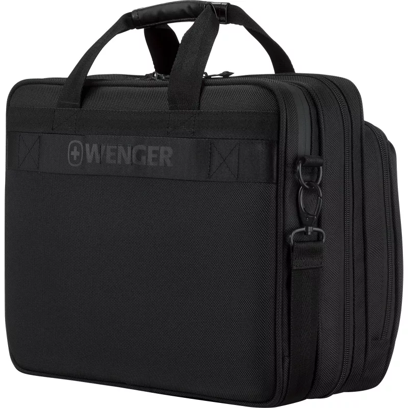 Custodia per laptop Wenger Legacy Serie Nera 16 pollici – adatta fino a 40,6 cm, nera