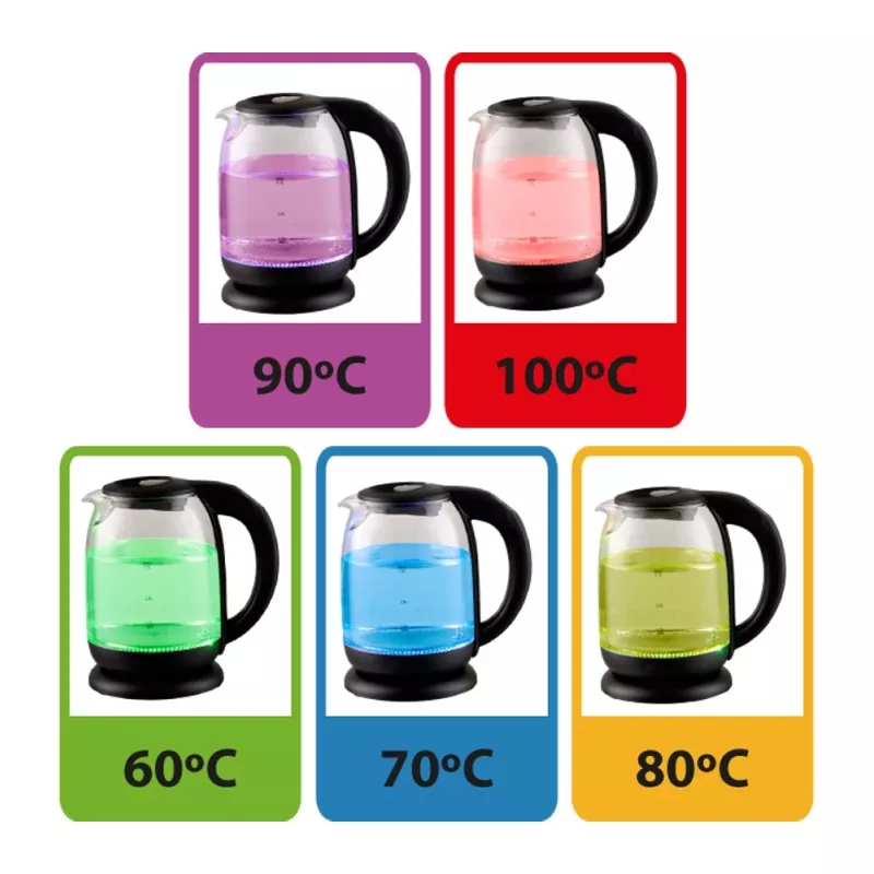 Esperanza EKK027 bollitore elettrico 1,7 L 2200 W nero, trasparente