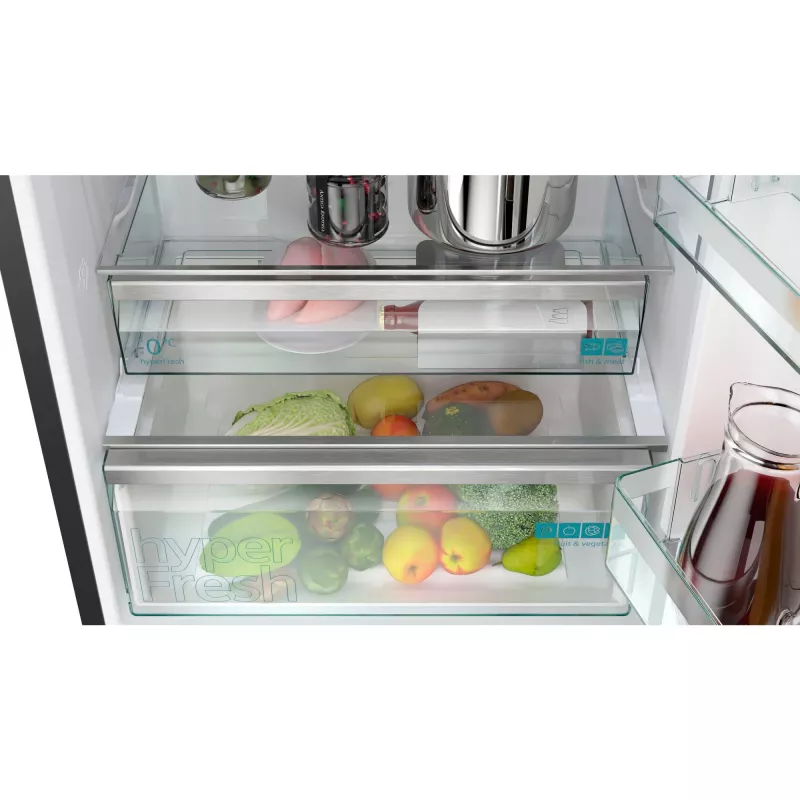 Frigorifero combinato Siemens KG49NAXCF a libera installazione 440 L acciaio inox