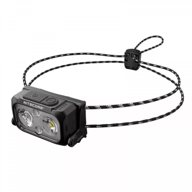 Lampada frontale Nitecore NU21 360 lumen Midnight Shadow – lampada frontale ricaricabile compatta, 360 lm di potenza