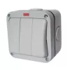 Interruttore a parete 3 canali, IP66, EU
