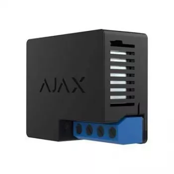 Modulo relè Ajax Dry Contact Relay 000010019 — interfaccia a contatto pulito per sistemi di allarme