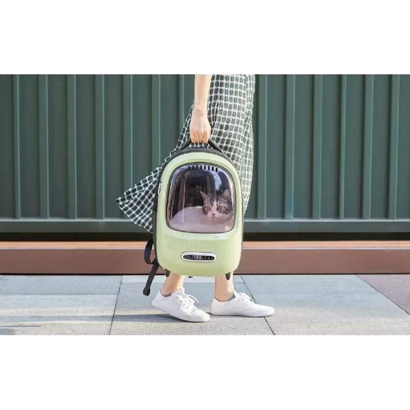 Zaino da viaggio per animali PetKit Breezy 2 (Verde)