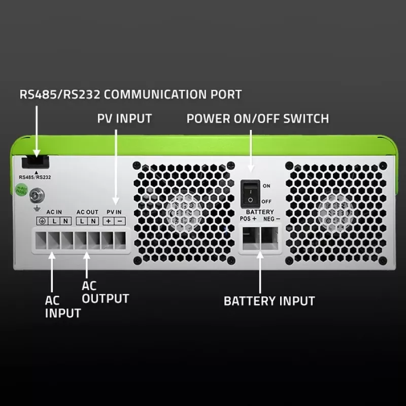 Inverter solare ibrido off-grid 3500W, Wi-Fi