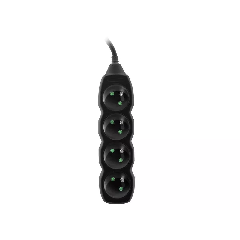 Tracer PowerCord prolunga, 4 prese, 3 m, nero