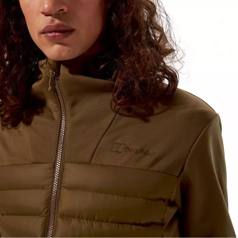 Giacca ibrida con cappuccio Berghaus uomo taglia M marrone