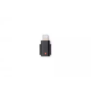 Adattatore audio DJI Mic 3 Mobile Phone Adapter (Lightning) — connettore Lightning, nero, per dispositivi mobili Apple