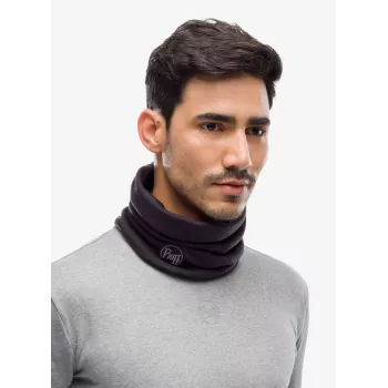 Scaldacollo Buff Multifunctional Sling Heavyweight Merino Wool — nero, senza cuciture, elasticizzato