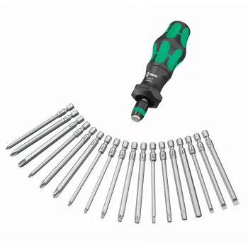 Wera Kompakt Turbo Imperial 1 Set di inserti, 15 pz., 05057483001