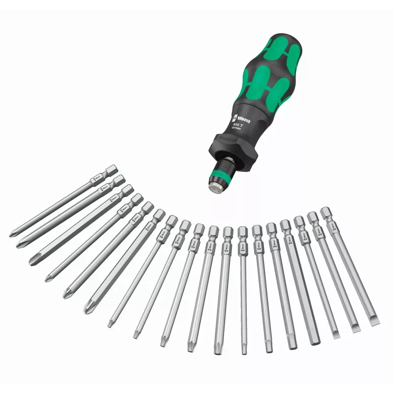 Wera Kompakt Turbo Imperial 1 Set di inserti, 15 pz., 05057483001