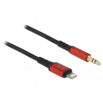 Cavo audio DeLOCK 86587 1,5 m 3,5 mm Lightning nero