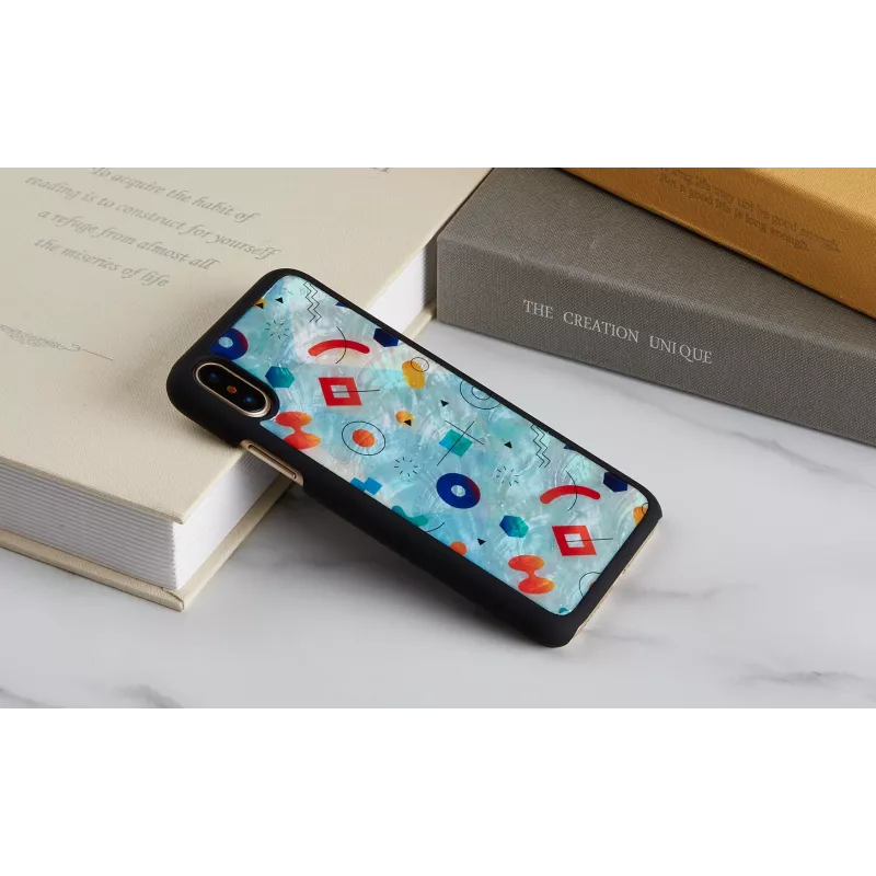 iKins Poppin Rock custodia per iPhone XS/X, nera