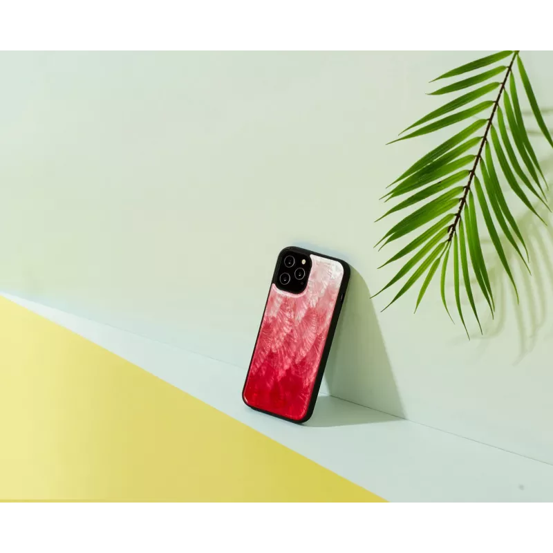 Custodia iKins per Apple iPhone 12 Pro Max – pink lake con dettagli neri