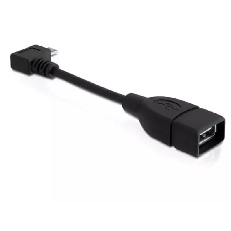 Cavo USB DeLOCK 83104 Micro-USB B a USB A 0,11 m nero