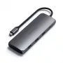 Hub multiporta Satechi USB-C Hybrid (adattatore 4-in-1), Space Grey, ST-UCHSEM