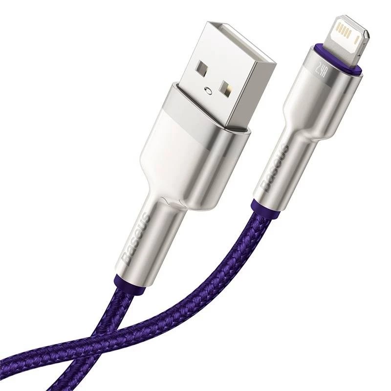 Cavo USB-A a Lightning Baseus 1 m — cavo dati USB, viola