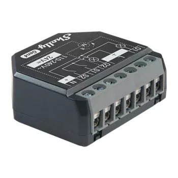 Shelly 2PM Gen4 attuatore tapparelle/tende 2 canali, AC 110–240V, Wi‑Fi 2,4 GHz, 1,4 W, 8000 KB flash