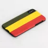 Custodia per smartphone man and wood per iPhone X/XS — Reggae nero, guscio rigido protettivo con retro