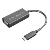 Lenovo 4X90M42956 adattatore cavo video VGA (D-Sub) USB Type-C nero