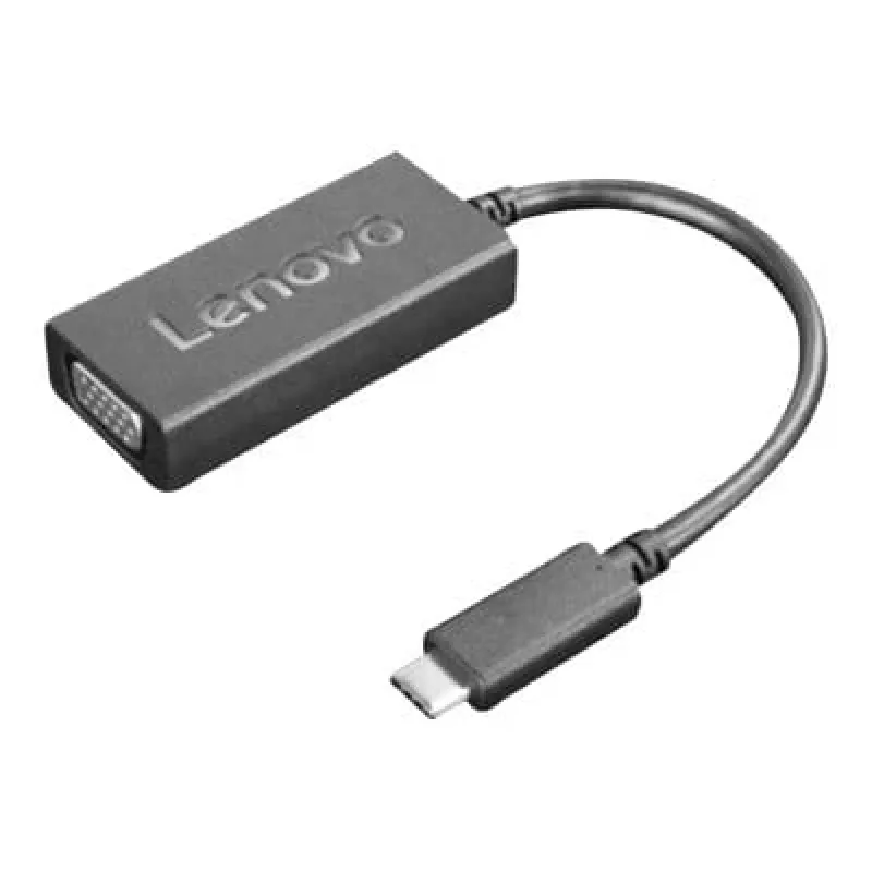 Lenovo 4X90M42956 adattatore cavo video VGA (D-Sub) USB Type-C nero