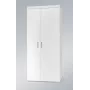 Cama Meble SAMBA 1 BI/BI armadio, bianco / bianco lucido