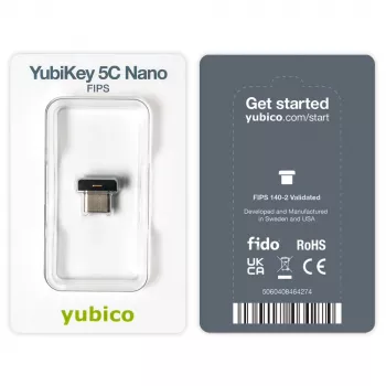 Chiave di sicurezza YubiKey Yubico 5C Nano FIPS 2048 bit RSA