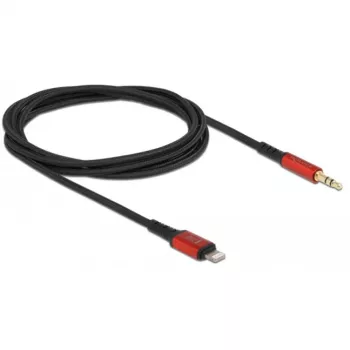 Cavo audio DeLOCK 86587 1,5 m 3,5 mm Lightning nero