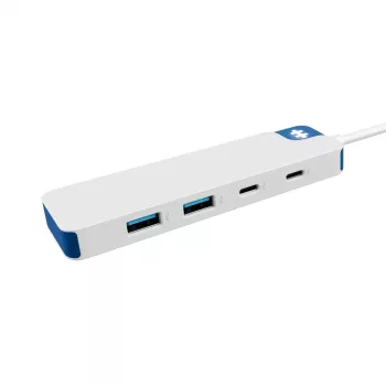 Hub USB-C HYPER HyperDrive Flex HD5200BUGL — 4 porte, blu