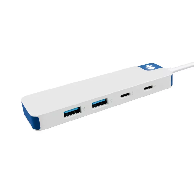Hub USB-C HYPER HyperDrive Flex HD5200BUGL — 4 porte, blu