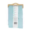 Tenda doccia Beldray LA035655FAS design waffle blu, tenda doccia in tessuto 180x180 cm