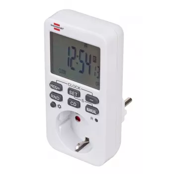 brennenstuhl Comfort-Line - Interruttore di rete automatico - Corrente alternata 230 V - 3600 Watt - Uscite: 1 - bianco (1506320)