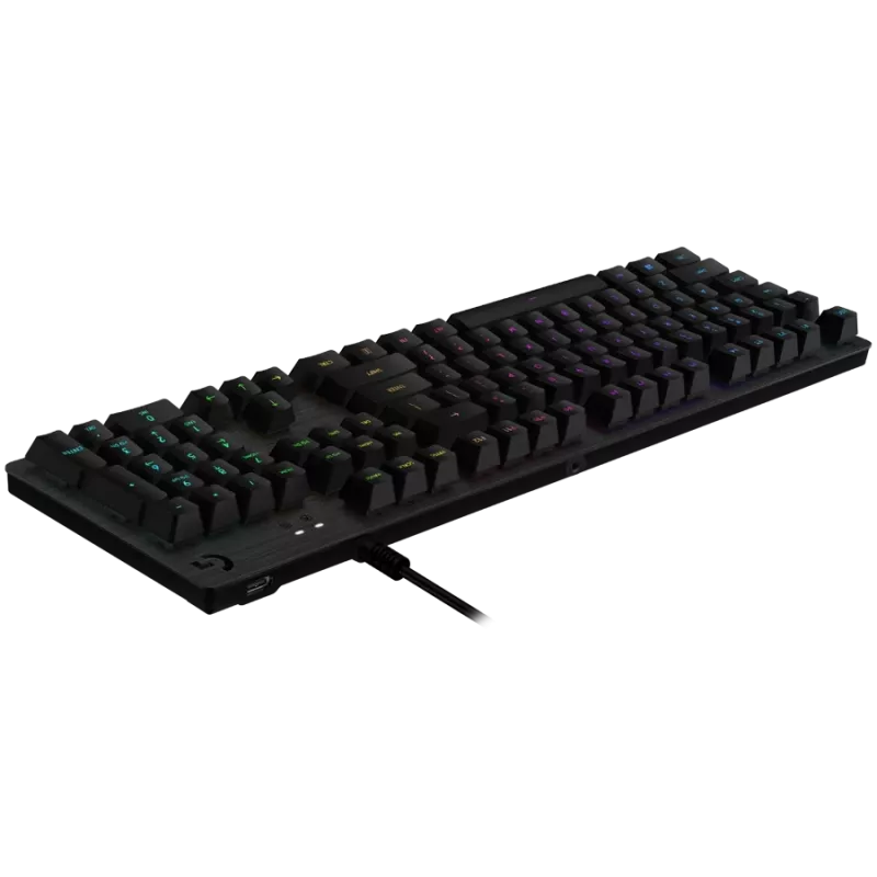 LOGITECH G513 tastiera da gaming meccanica cablata LIGHTSYNC - CARBON - US INT'L - USB - TATTILE