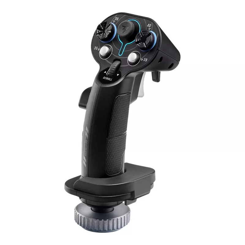Impugnatura aggiuntiva per flightstick Thrustmaster Sol-R 3 AVA, nero, USB Type-C, analogico/digitale, PC, 75×115×200 mm