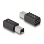 Adattatore USB 2.0 DeLOCK USB Type-C connettore femmina su connettore maschio Type-B 65839