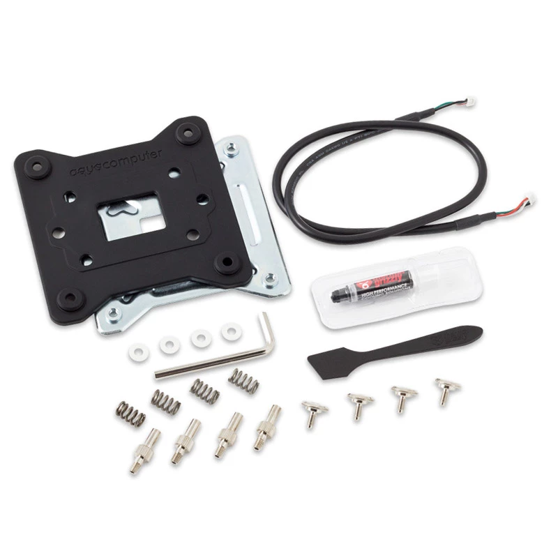 Waterblock Aqua-Computer cuplex kryos NEXT RGBpx per LGA 1700, acetale/nichel