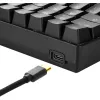 Sharkoon SGK50 S4 tastiera da gaming USB AZERTY francese nera 60% RGB LED
