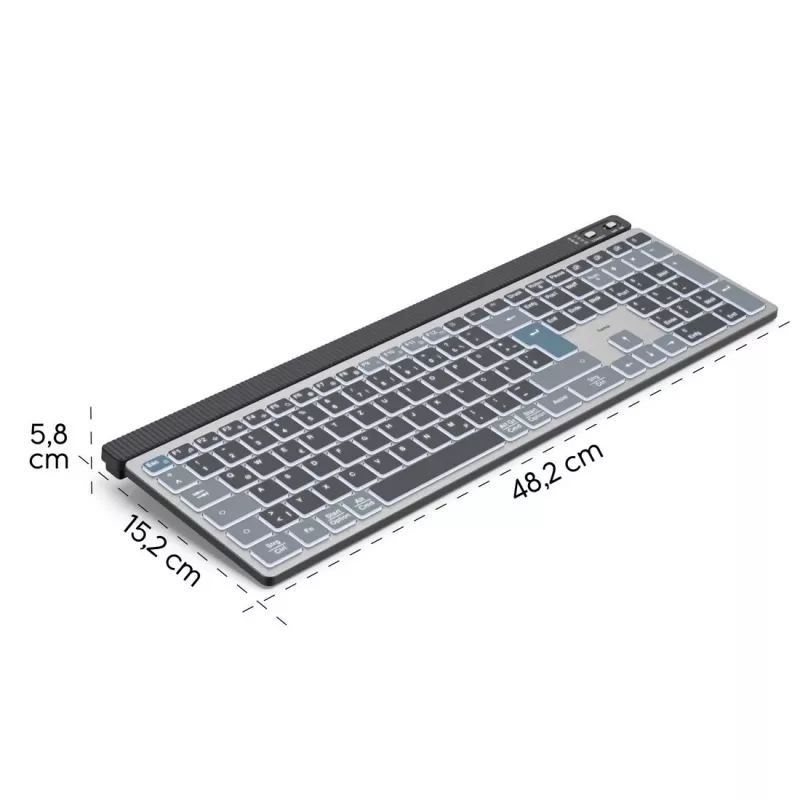 Tastiera multi-device WK-750 nero