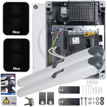 NICE WINGO 3524 Kit 24V per cancelli a doppia anta, senza fotocellule (WINGO3524KCER10)