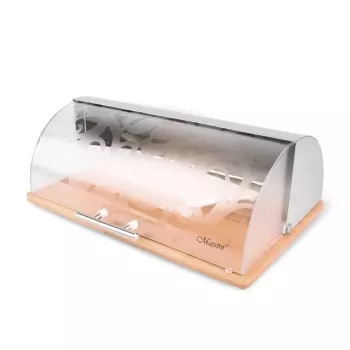 Portapane Maestro MR-1670S acciaio inox, piano di lavoro 370×240×140 mm