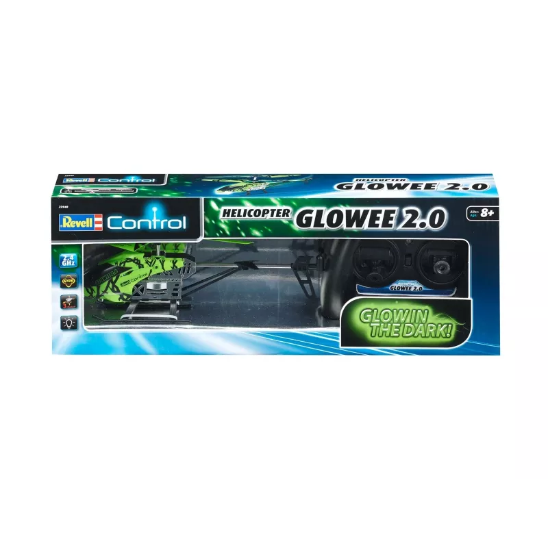 Elicottero REVELL Revell GLOWEE 2.0 con giroscopio, LiPo 250 mAh, per bambini dagli 8 anni